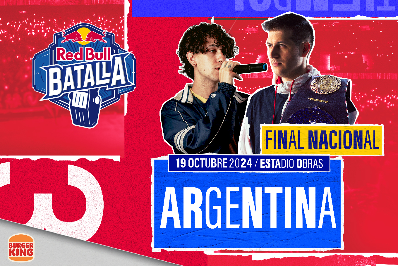 cartel Red Bull Final Nacional Argentina 2024 Red Bull Batalla