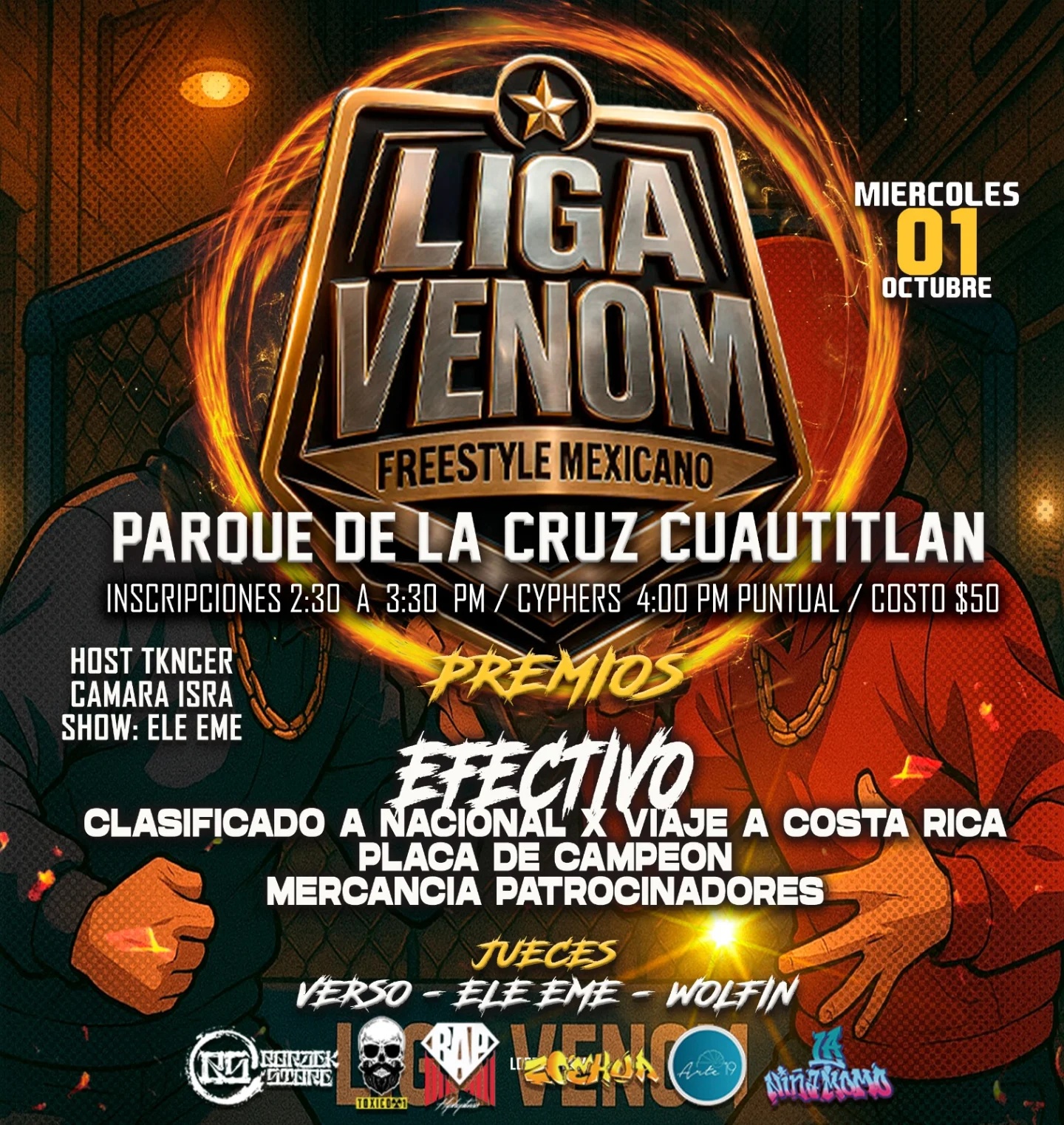 cartel Liga Venom Freestyle Mexicano Liga Venom
