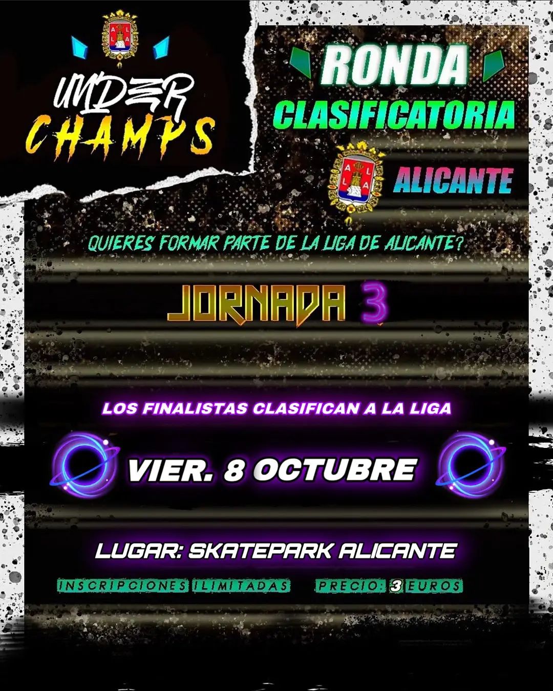 cartel Ronda Clasificatoria Jornada 3 Alicante underchamps
