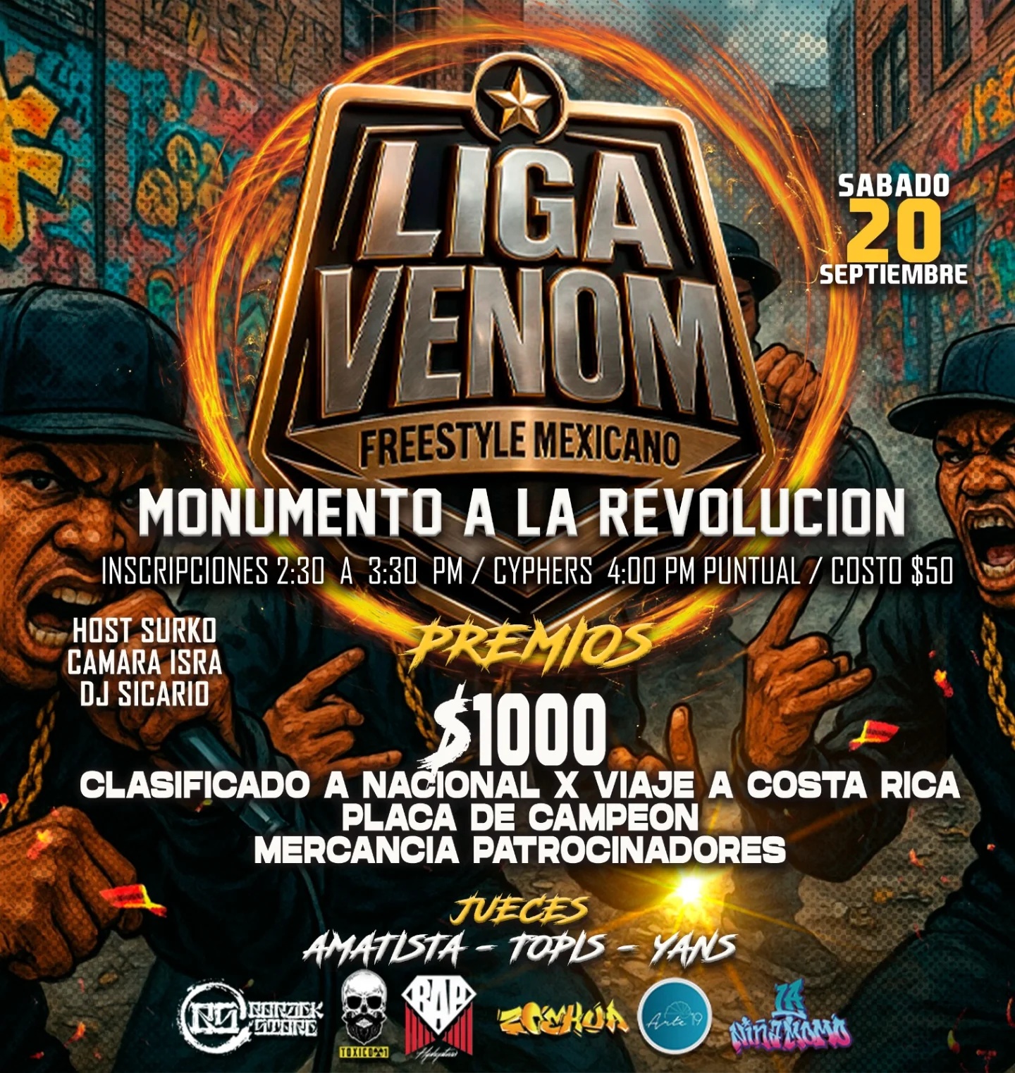 cartel Liga Venom Freestyle Mexicano Liga Venom