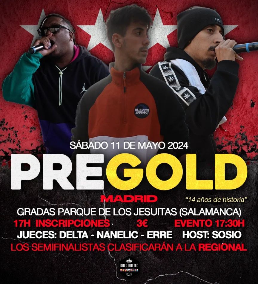 cartel PRE-GOLD Battle Salamanca Gold Battle