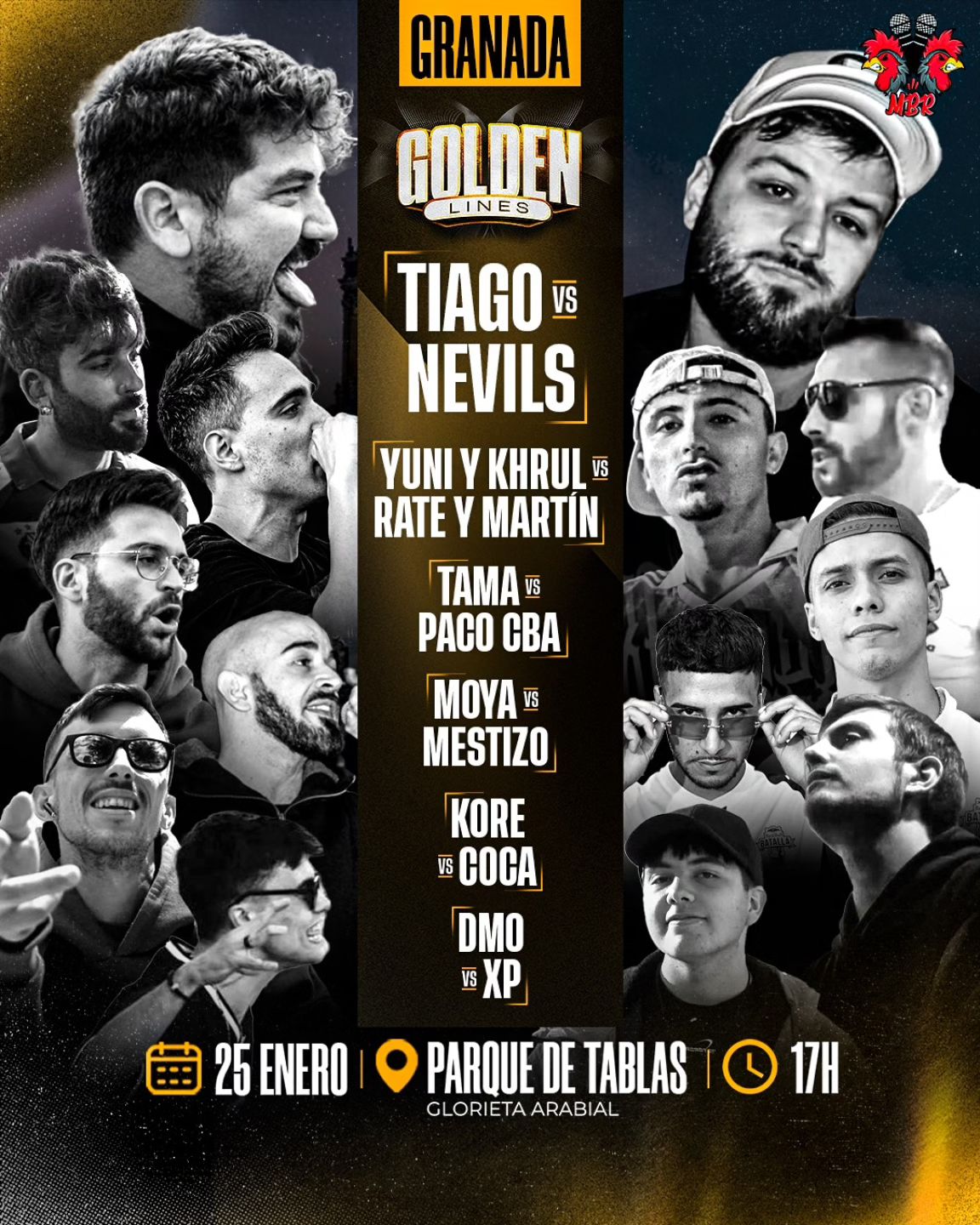 cartel Golden Lines Miraelbuenrap