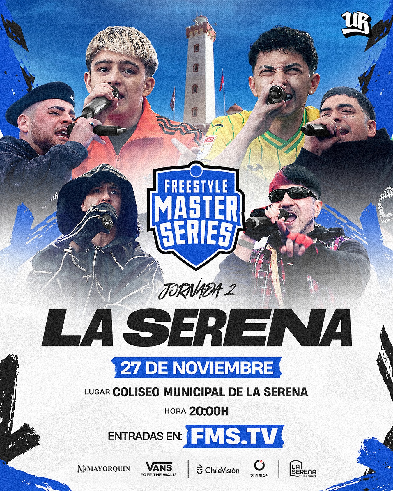 cartel FMS CHILE 2025 - LA SERENA JORNADA 2 FMS Chile