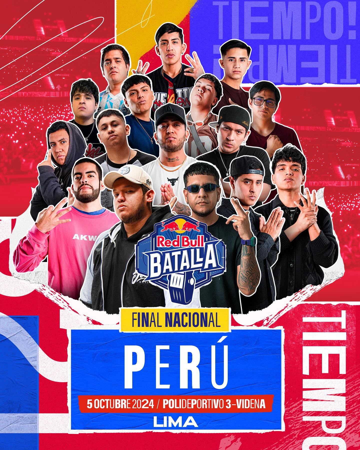 cartel Red Bull Final Nacional Perú 2024 Red Bull Batalla