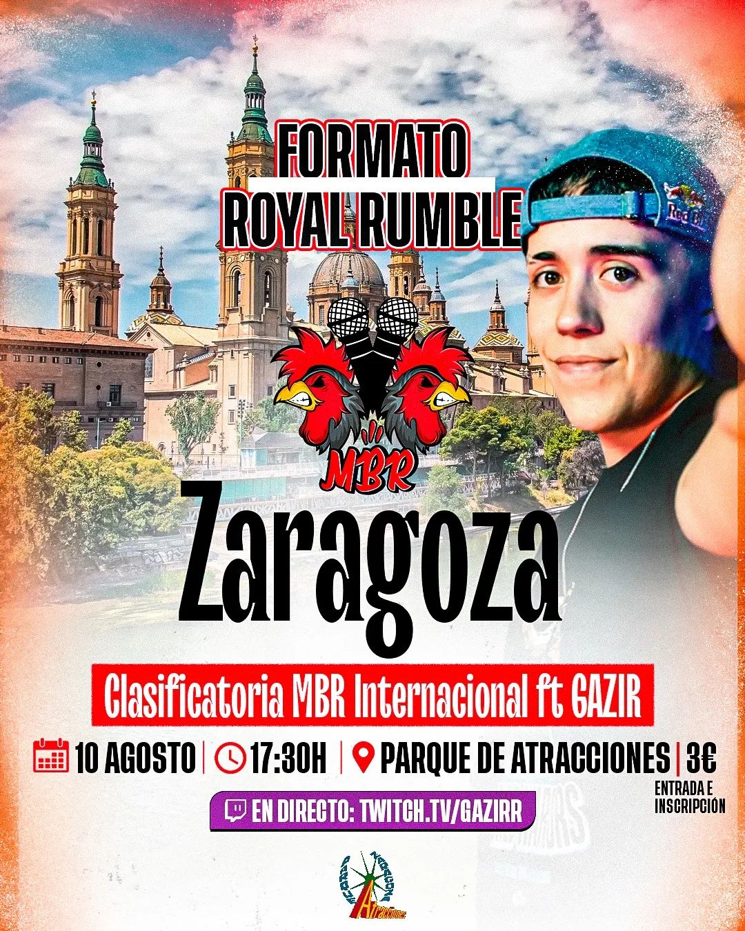 cartel Clasificatoria MBR Internacional ft GAZIR Miraelbuenrap