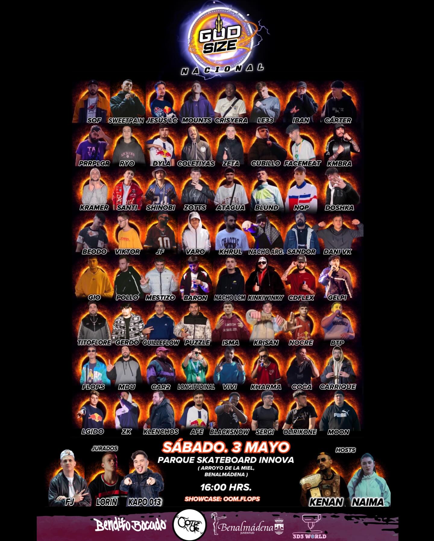 cartel GODSIZE NACIONAL 2025 GodSize