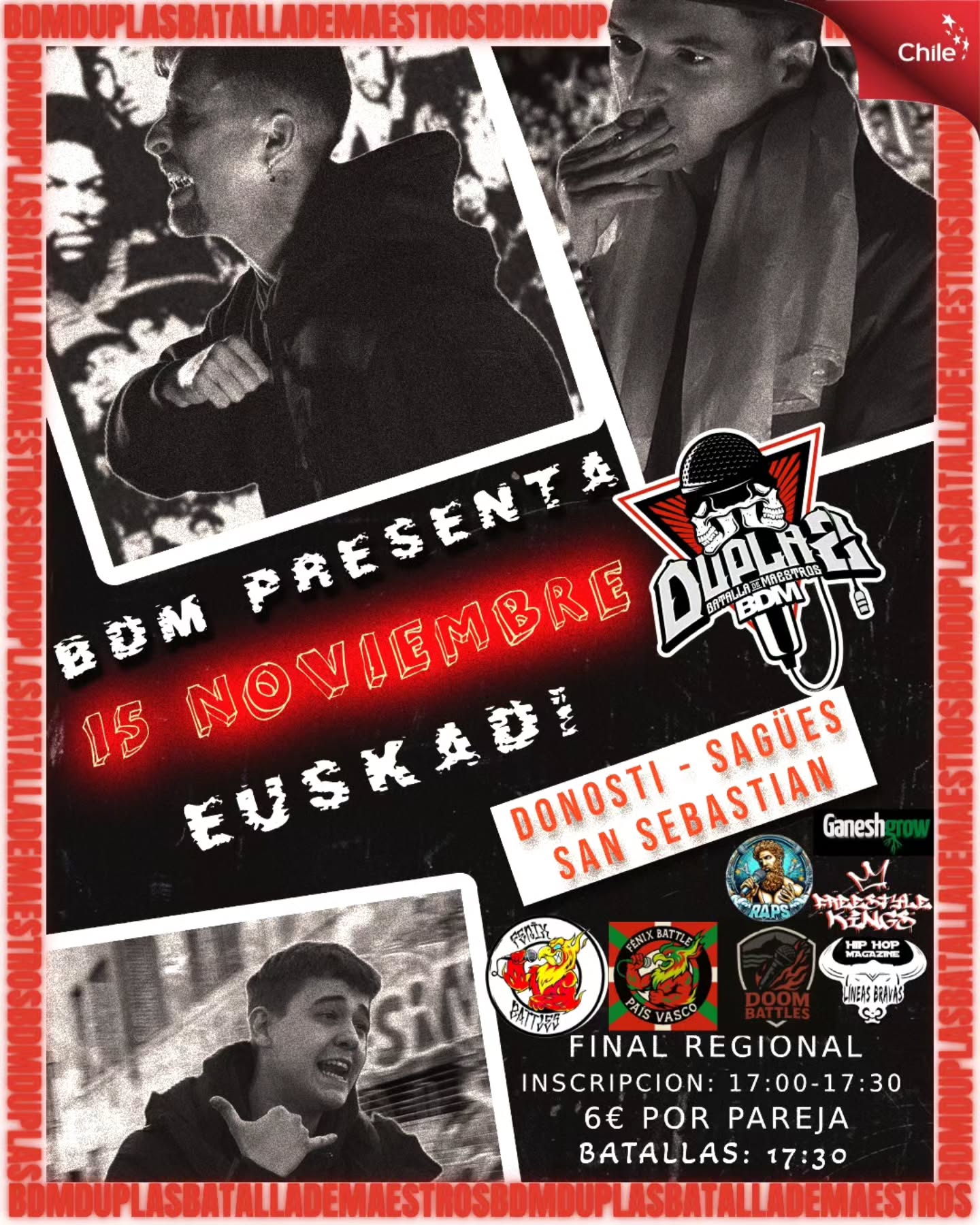 cartel Final Regional de BDM Euskadi BDM España Oficial