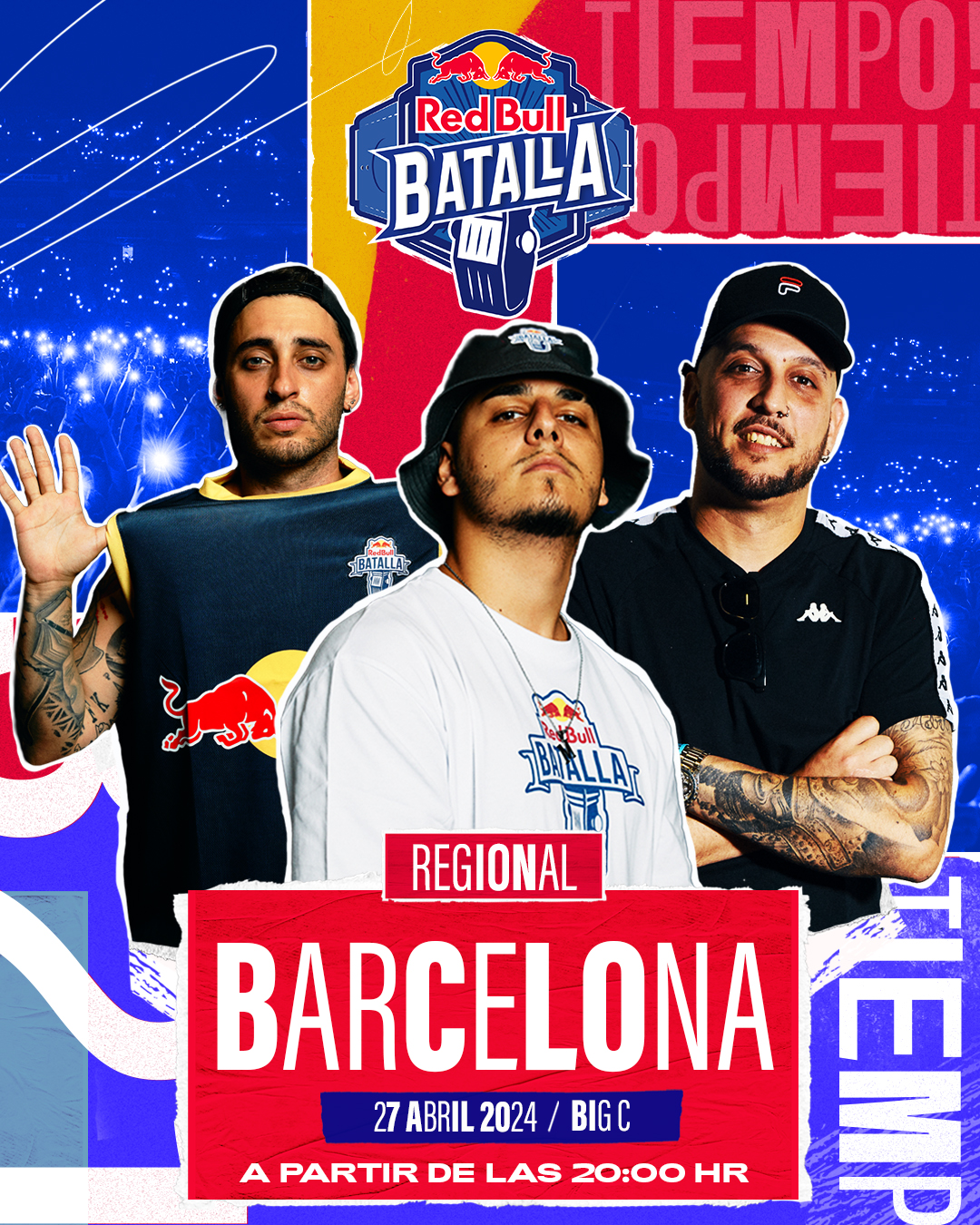 cartel Red Bull Final Regional Barcelona España 2024 Red Bull Batalla