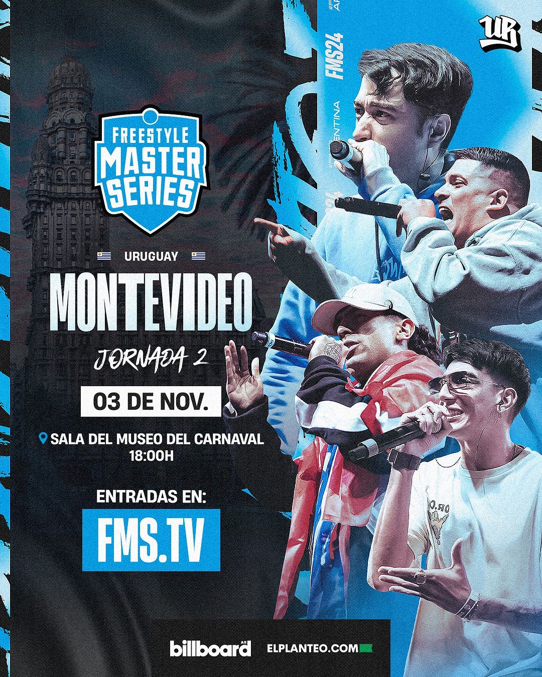 cartel FMS ARGENTINA 2024 - MONTEVIDEO JORNADA 2 FMS Argentina