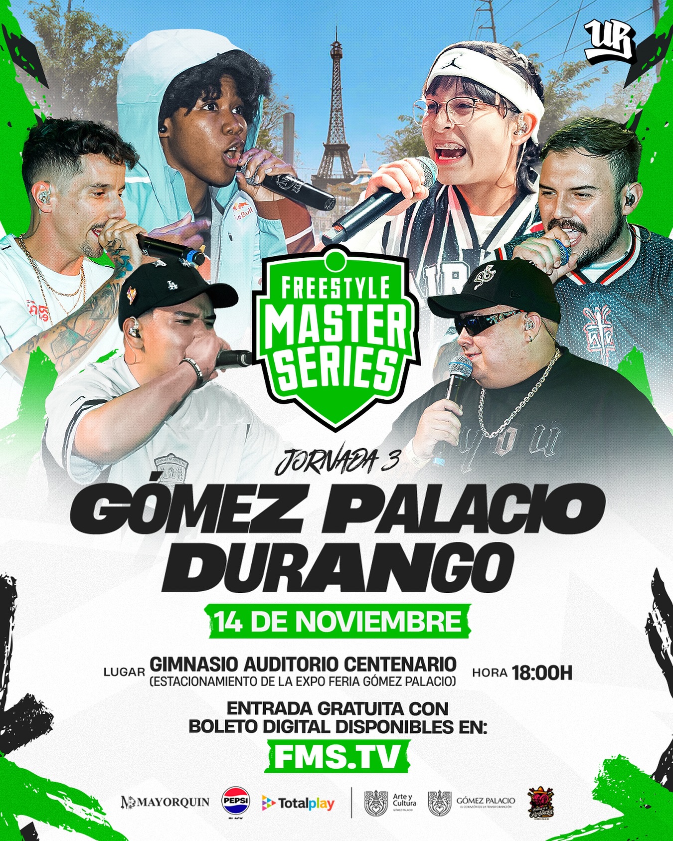 cartel FMS MEXICO 2025 - GOMEZ PALACIO - JORNADA 3 FMS México