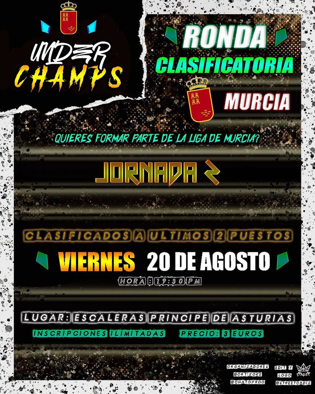 cartel Ronda Clasificatoria Jornada 2 Murcia underchamps