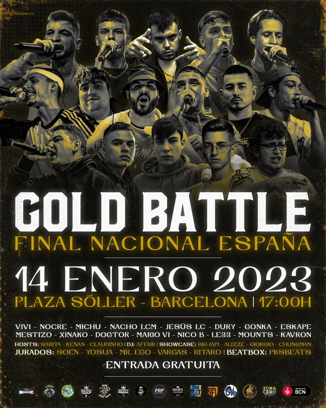 cartel Final Nacional de GoldBattle Gold Battle