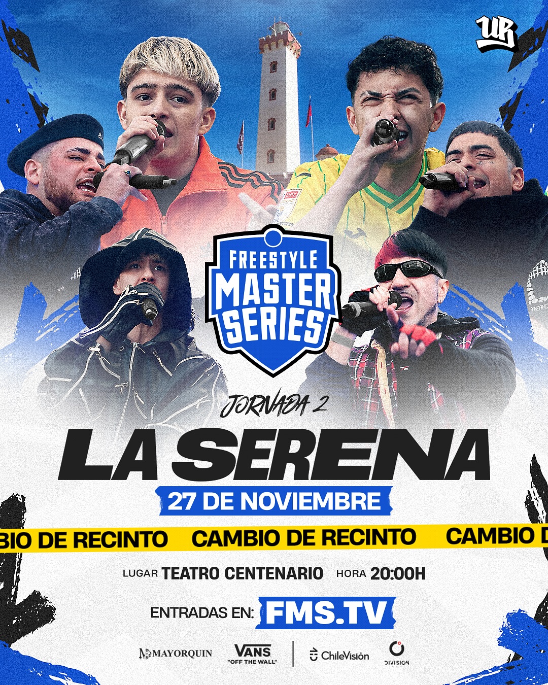 cartel FMS CHILE 2025 - LA SERENA JORNADA 2 FMS Chile