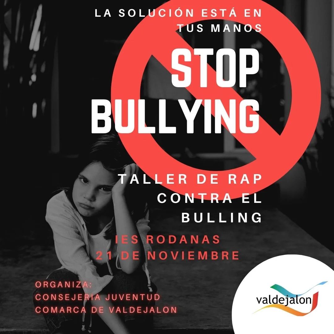 cartel TALLER DE RAP CONTRA EL BULLING Miraelbuenrap