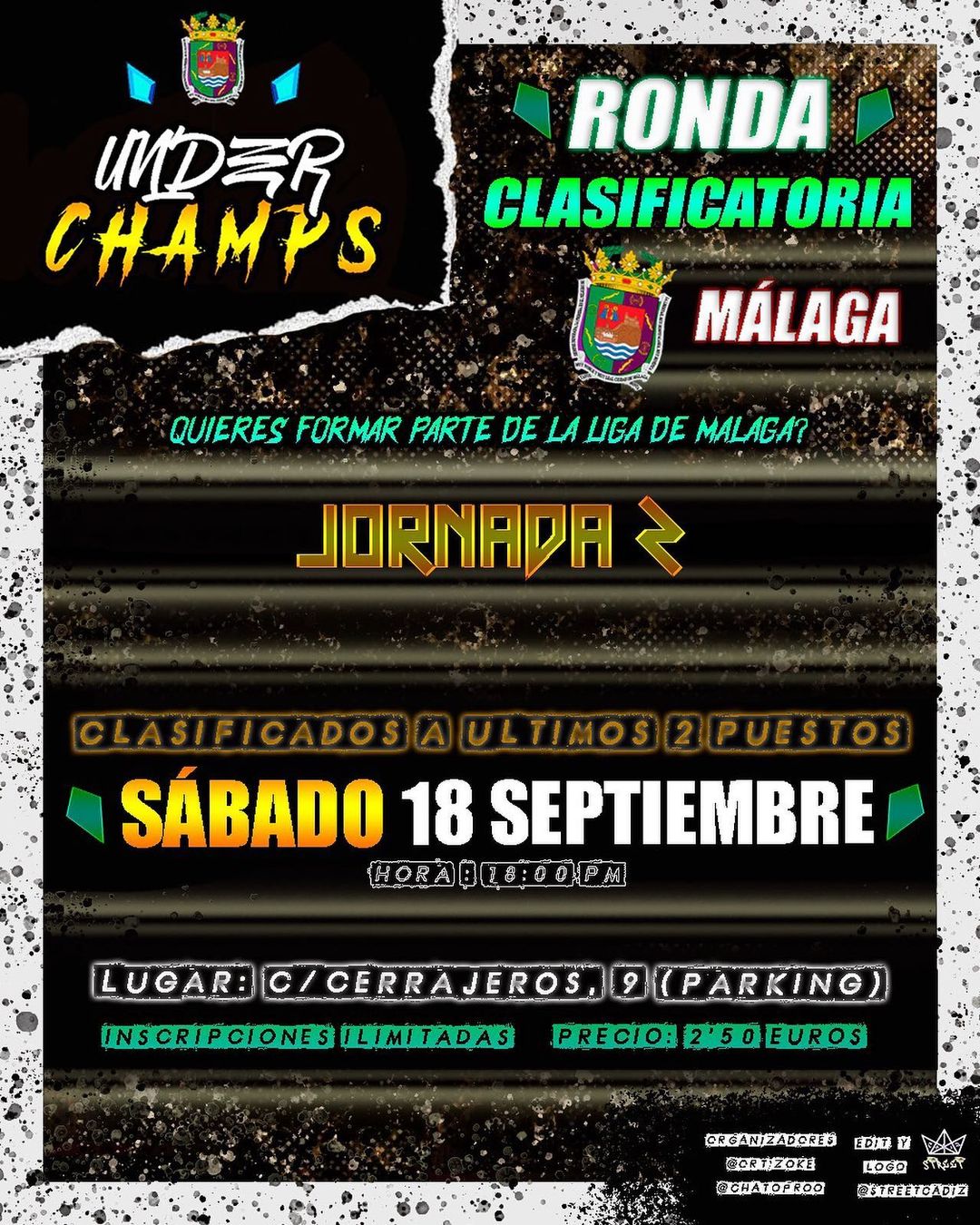 cartel Ronda Clasificatoria Jornada 2 Málaga underchamps