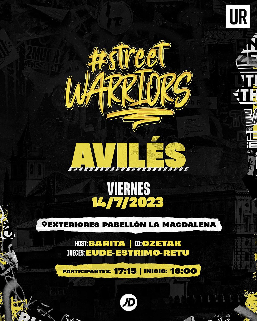 cartel STREET WARRIORS Avilés 2023 Street Warriors