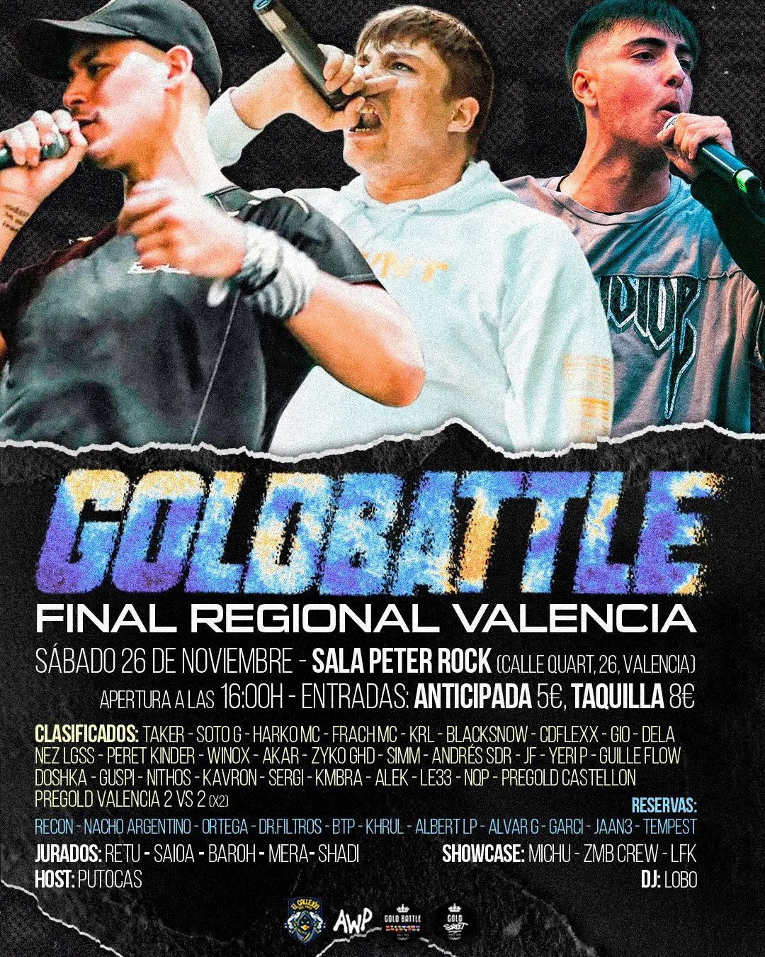 cartel Gold Battle Regional Valencia 2022 Gold Battle