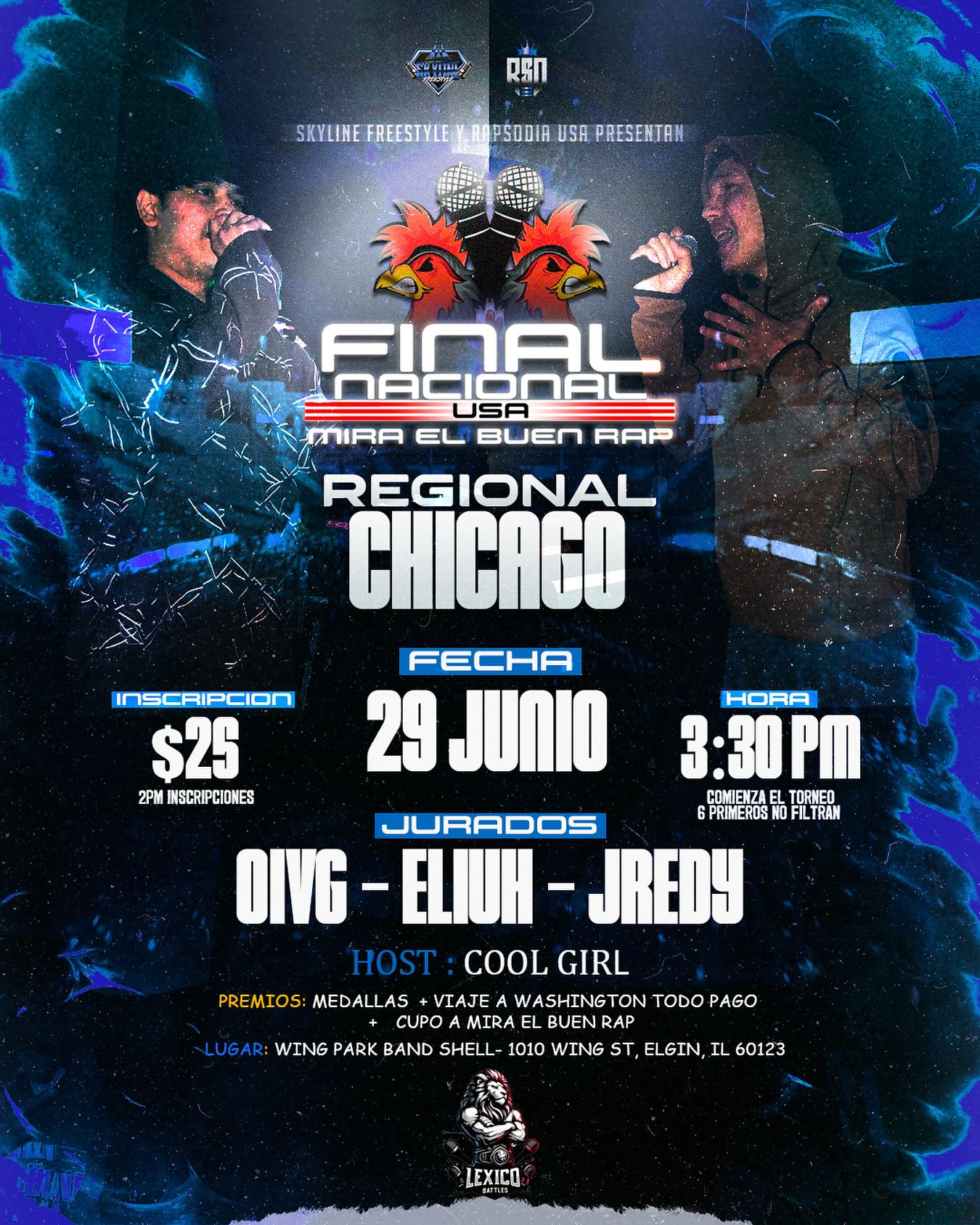 cartel REGIONAL CHICA MIRAELBUENRAP Miraelbuenrap